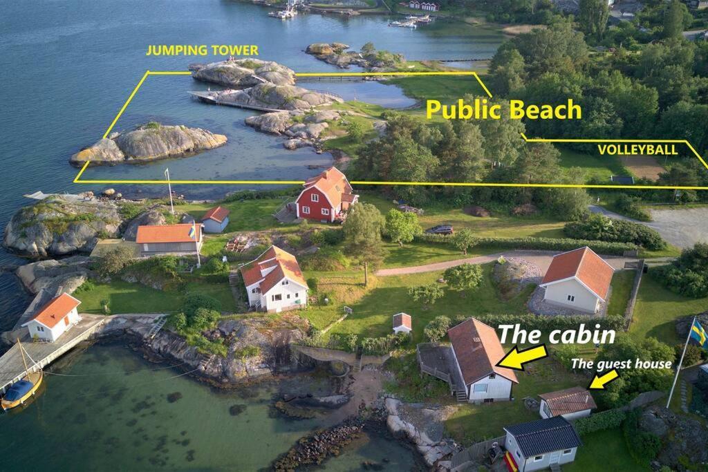 Cabin At The Sea Close To Public Beach With A Jumpingtower Hoviksnas Eksteriør billede